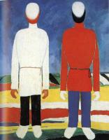 Kazimir Malevich - Two Male Figures
